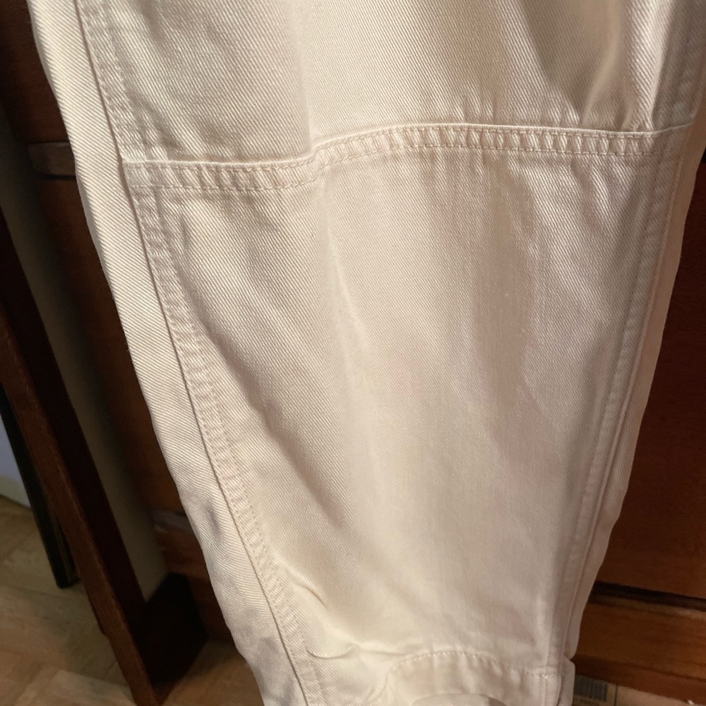 Everlane womens  Relaxed Chino High Waisted Tapered Pants 100% Tencel - Picture 4 of 11
